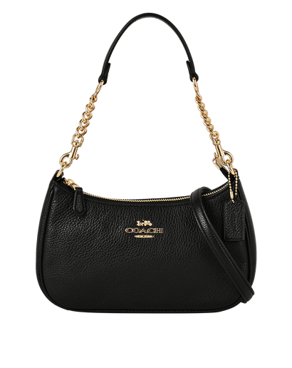 Teri, &pound;175, Handbags, Black, Leather, Front view